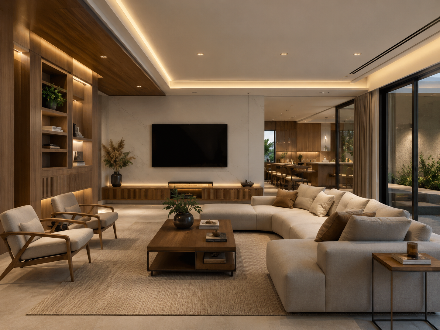 Ambiente interno renderizado em 3D